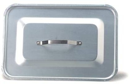 Fasa Coperchio Rettangolare Pentola Argento Alluminio cm 45x30