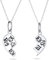 Bling Jewelry 2 Pcs Bff Best Friend Sisters Big Sis Lil Sis Split Broken Puzzle Heart Break Apart Anhänger Halskette Für Frauen Sterling