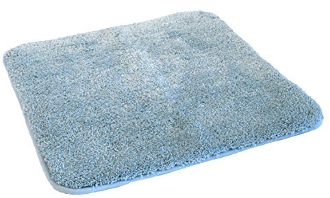 Kinzler J-10003/16 hellblau Badematte, Mikrofaser, 50x55 cm ohne Ausschnitt