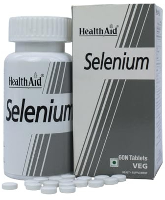 HealthAid Selenium 200ug - Prolong Release - 60 Tablets
