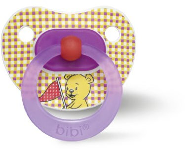 Bibi Silikon-Schnuller für den Tag, BPA-frei, Zahnform, Kollektion ab 6 Monaten, Rosa