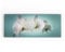 Art For The Home Orchid Canvas Wall Art, Teal, Size: Height 40cm x Width: 100cm