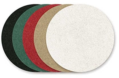 RETOL Normalpads, 406 mm (10 Stk.), rot | f. Einscheibenmaschinen, Polyester