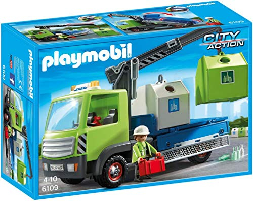 PLAYMOBIL 6109 Altglas LKW mit Containern