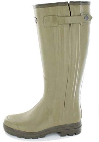 Le Chameau Chasseur Mens Wellington Boot, Vert Vierzon 43 Calf, 42 EU / 8 UK / 9 US