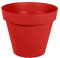 EDA - Pot de Fleur Rond Toscane Ø 80 cm - Volume 170 L - Ø 79 x H.66 cm - Rouge Rubis