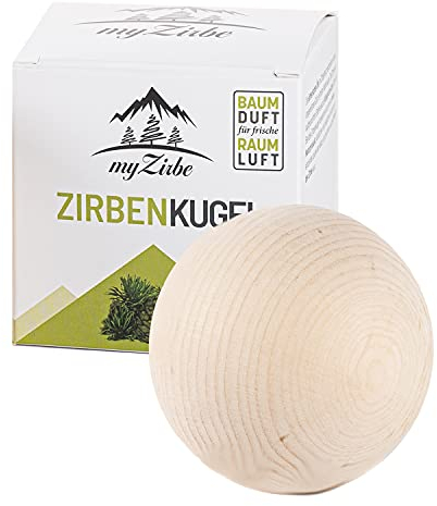 Salzburgo - Bola de Pino (7 cm, Madera de Pino 100% Natural de los Alpes austriacos)