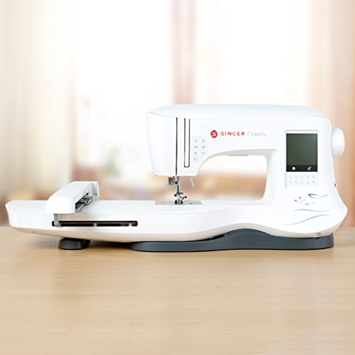 Singer Legacy SE300 LCD-Touchscreen Stickerei & Nähmaschine mit integrierten Designs, Stitches