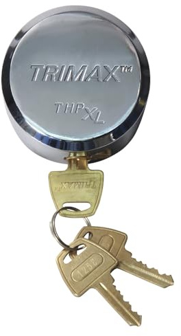 THPXL Hockey Puck Door Lock – Universal Fit Padlock with Internal Shackle – Re-Keyable High-Security Lock for Commercial Doors, Trailers & Gates