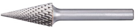 Pferd 21215053 Hartmetall-Frässtifte Form M Spitzkegel 0613/3 Z5