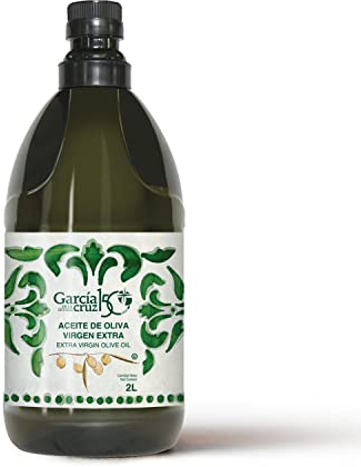 GARCÍA DE LA CRUZ - Huile d'olive vierge extra, huile de cuisson, variété d'olive, origine Espagne, Montes de Toledo, récipient en PET recyclé, carafe - 2L