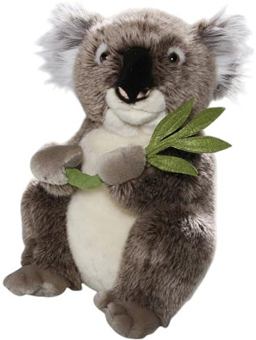 Carl Dick Koala Bär mit Eukalyptus-Blatt ca. 30cm Plüschtier, Stofftier, Kuscheltier 2890