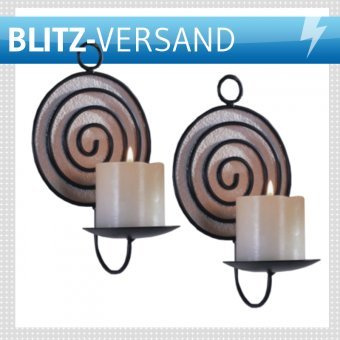 Purch It! Kerzenhalter Spirale 2er Set