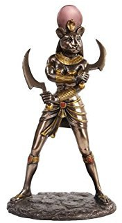 Pacific Giftware Ägyptische Sekhmet Mythologischer Gott, Kunstharz, 28 cm