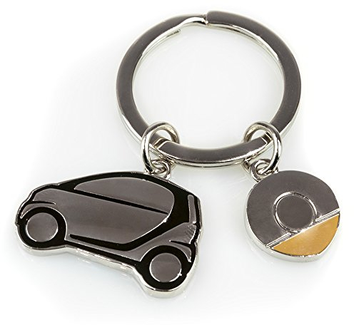 RACEFOXX Schlüsselanhänger, Anhänger, Schlüssel, Autoschlüssel, Buchstaben, Autoanhänger, Logo, für SMART Fahrer