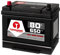 Tokohama Autobatterie 80Ah 12V 650A/EN Asia Japan Starter Batterie Plus Pol Links ersetzt 70Ah 75Ah