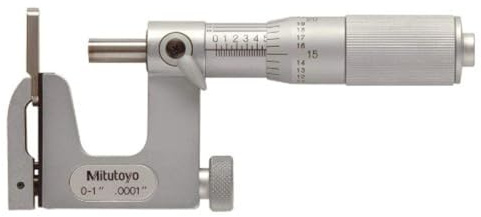 Mitutoyo 117-107 Sonder-Bügelmessschrauben, 0-25 mm