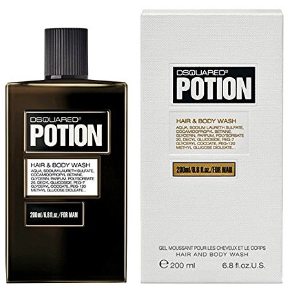 Dsquared Potion homme/man, Hair & body Wash, 1er Pack (1 x 200 ml)