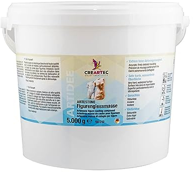 CREARTEC Artidee - Figurengiessmasse mit extrem feiner Abformgenauigkeit - 5kg - Made in Germany