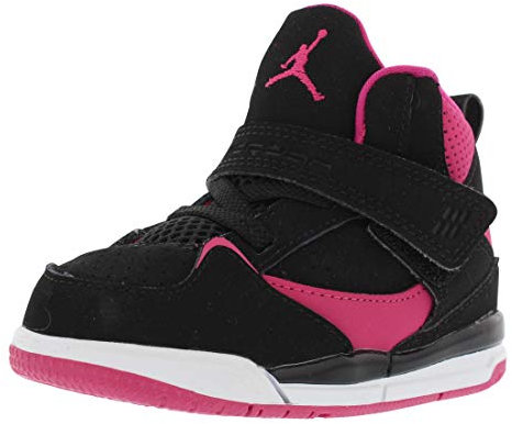 Nike Neonati - Jordan Flight 45 High GT - Nero Rosa - 837025-008, Nero e Rosa, 43 EU