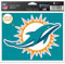 Wincraft NFL Miami Dolphins 41581014 Multi-Use-Aufkleber, 4,5 x 5,75, schwarz