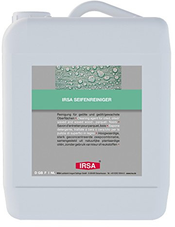 IRSA Seifenreiniger - 2,5 Liter für geölte/gewachste Oberflächen, farblos, Holzbodenseife, Holzseife