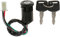 MagiDeal 4 Fils Contacteur D'allumage Baril Clé Pour 110cc-250cc Pit Quad Dirt Bike VTT ATV