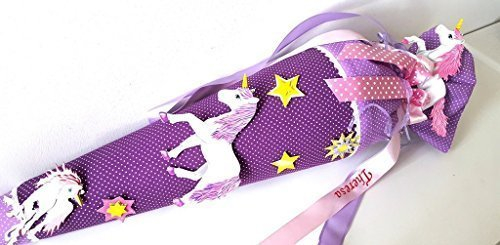 Hobby Welt kreativ Schultüte Bastelset Einhorn, inkl. 85 cm Creapop Tüte als stabile Innentüte