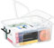 Strata Smart Box Clip-On Folding Lid Carry Handles 24 litre Clear Ref HW673CLR AQ03952