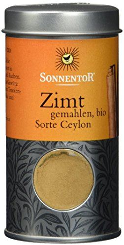 Sonnentor Zimt gemahlen (Sorte Ceylon) Streudose, 1er Pack (1 x 40 g) - Bio