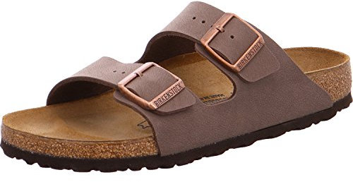 Birkenstock Arizona, Sandali unisex adulto, marrone (mocha birkibuc), 38 (stretta)