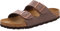 Birkenstock Arizona, Sandali unisex adulto, marrone (mocha birkibuc), 38 (stretta)