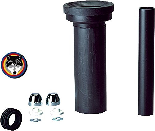 Wand-WC-Anschlussgarnitur 300 mm lang DN 90 für Keramag Icon, 4U verchromt