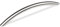 10 x SO-TECH® Möbelgriff BA 128 mm Segmentbogengriff Schubladengriff Chrom matt