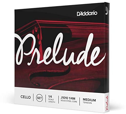 D'Addario J1010-1/4M Prelude Cello Saitensatz Kohlefaserstahl/Nickel 1/3 Medium