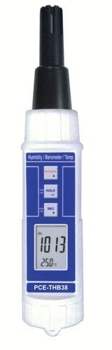 Barometer, Hygrometer PCE-THB38 Thermometer, Feuchtemesser in einem Messgerät (mit Taupunktberechnung)