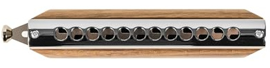 Suzuki Chromatic Harmonica Gregoire Maret series Wood cover model G-48W - key of C
