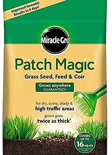 Miracle-Gro Patch Magic Grass Seed, Feed and Coir 3.6 kg - 48 patches