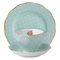 Royal Albert Polka Rose 3-teiliges Set (Teetasse, Untertasse und Teller 20,3 cm)