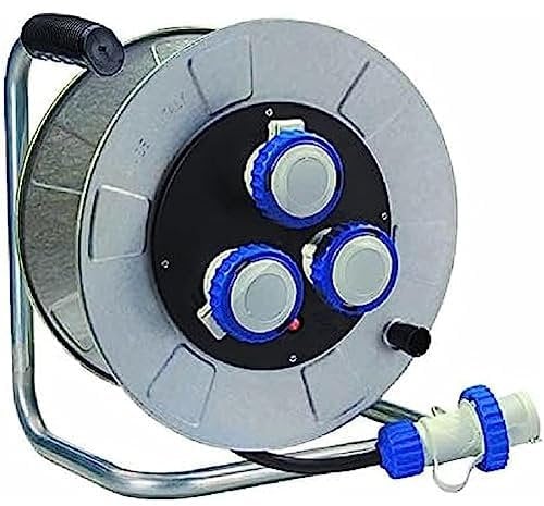 Fanton S.P.A. 14350 Avvolgicavo Industriale, Grigio/Nero/Blu
