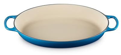 Le Creuset Enamel Cast Iron Signature Oval Baker, 3 quart, Marseille