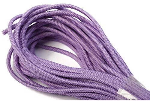 Jajasio 10 m Gummikordel 3mm, Elastische Kordel Auswahl aus 37 Farben Gummischnur Elastische Kordel/Farbe: 15 - flieder
