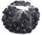 1Kg Black Glass Pebbles (approx 165 pebbles) Size 12- 23mm approx