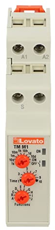 Lovato - Temporizador 12-240vac/corriente continua 10 dias multifunción