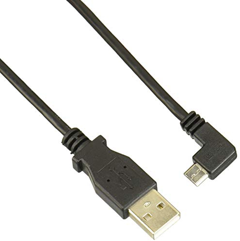 StarTech.com Câble de charge et synchronisation Micro USB de 1 m - Cordon USB-A vers Micro-B à angle droit - M/M - 0,25 mm² (USBAUB1MRA)
