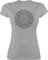 Shirt Damen - Kunst - Boho Mandala Yoga Sketch - M - Grau meliert - yogashirt Yoga-Bekleidung Wellness Hippi Tshirt Outfit Joga Geschenk Meditation für Fans Shirts Bekleidung spirituelle Oberteil