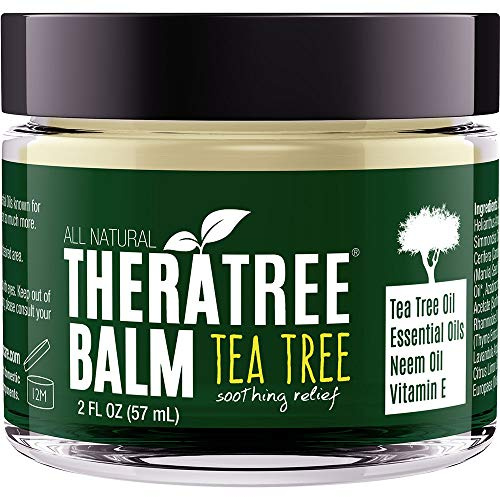 TheraTree Tea Tree Balm & Cream, Neem Oil, Foot, Body, Natural Ointment 2oz