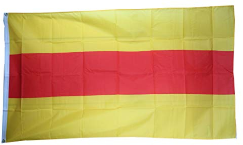 Yantec Flaggen Baden ohne Wappen 90 * 150 cm