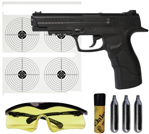 Daisy Powerline 415 CO2 Pistol Kit - 495 FPS - Matte Black