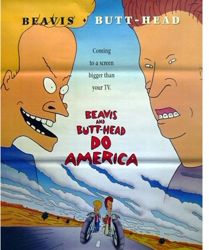 Unbekannt Beavis & Butt-Head – Do America – 100 x 150 cm zeigt/Poster